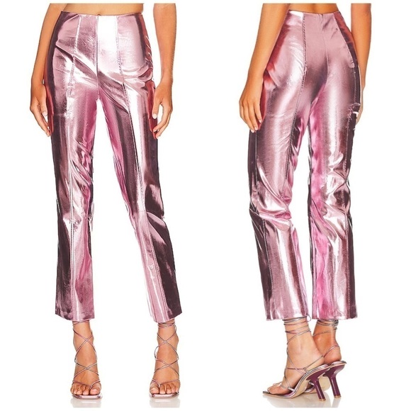 Song of Style Pants - Song of Style Masha Pant in Metallic Pink Size S